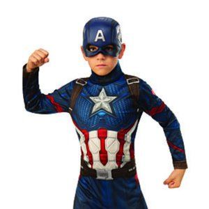 Captain America Child Costume Small Muscle Chest